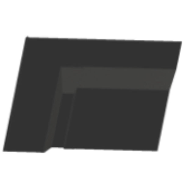 GSE ART106450 IN-ROOF LANDSCAPE TOP LEFT CORNER FLASHING - BLACK (New)
