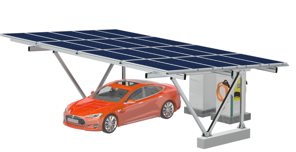 Clenergy Carport for 18 Panels 430W/435W