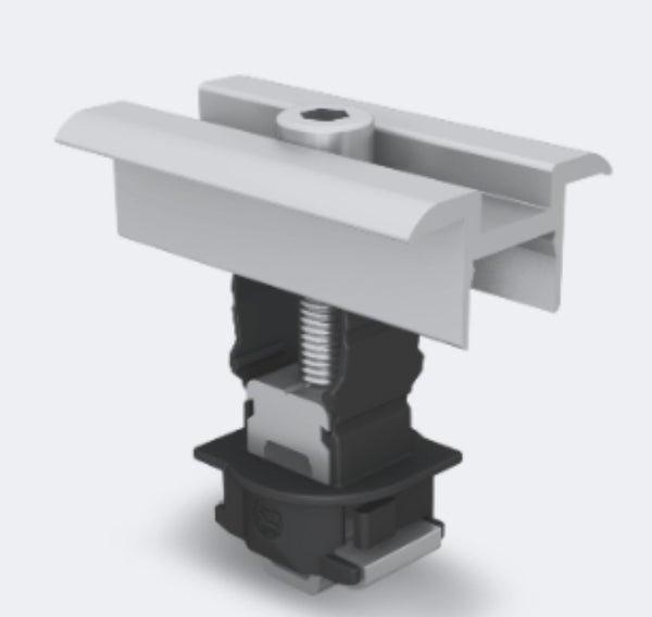 K2 2004537 Middle Clamp 25-40mm Silver