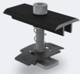 K2 2004619 BOX of 200 XS Clamp Middle Clamp Black Set 30mm