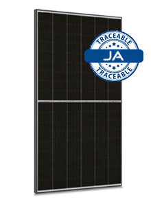 465W N-type Double Glass Bifacial LB Traceable Low carbon MC4-EVO2 connectors Black Frame