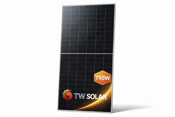 TW 710W N-Type Bifacial Silver Frame