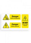 Battery Hazard label Li-ion ( 230mm * 90mm )