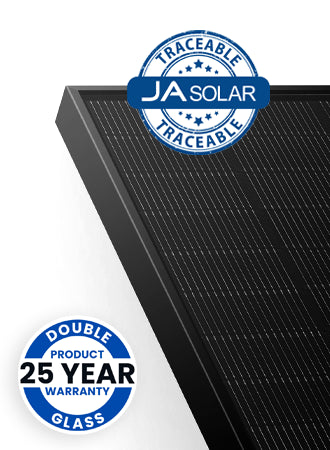 450W N-type Double Glass Bifacial LB Traceable 54 Cell All Black MC4