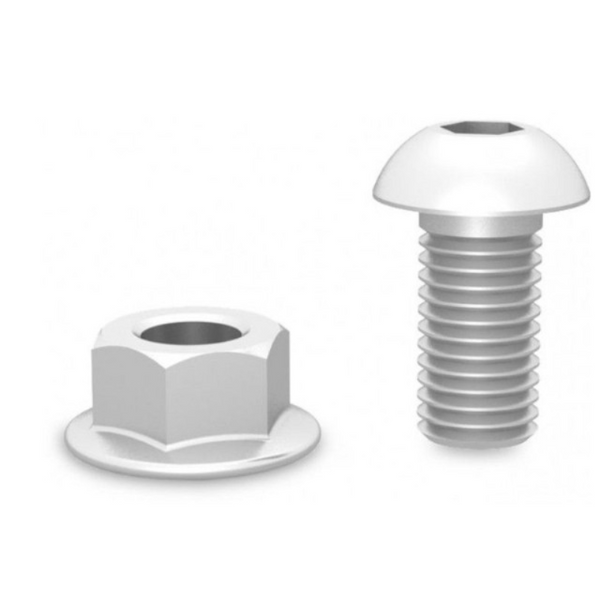 K2 2002419 Set of two flat head screws and two flange nuts *Phase Down