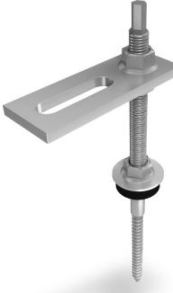 K2 2000121 M10x200 Solid Rail Hanger Bolt (Timber)