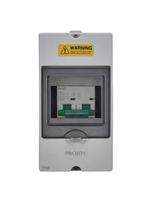 Projoy DC MCB Weatherproof Empty Enclosure 2 Module