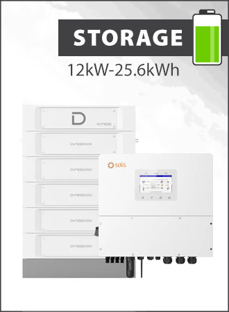 S6 EH3P12K-H-EU and Dyness Stack 100 25.6kWh Storage Package