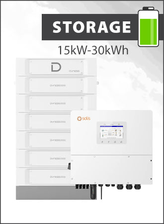 S6 EH3P15K-H-EU and Dyness Stack 100 30kWh Storage Package