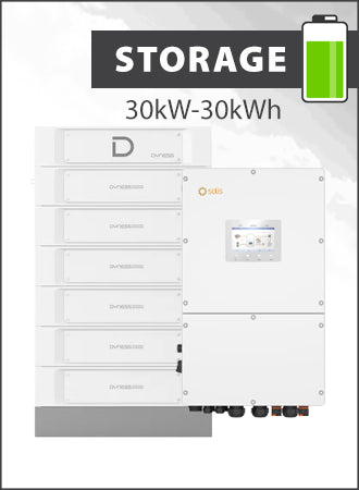 S6 EH3P30K-H-EU and Dyness Stack 100 30kWh Storage Package