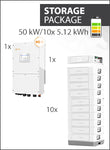 S6 EH3P50K-H-EU and Dyness Stack 100 51kWh Storage Package