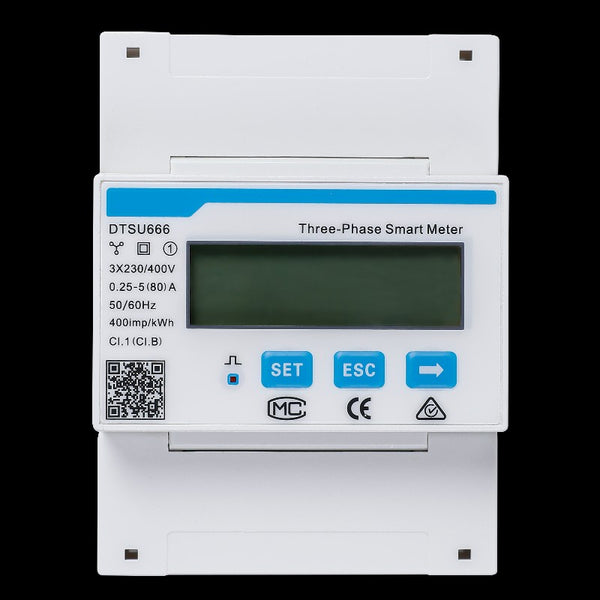 Sungrow 3 Phase Meter DTSU666 5 (80A), Direct Measuring