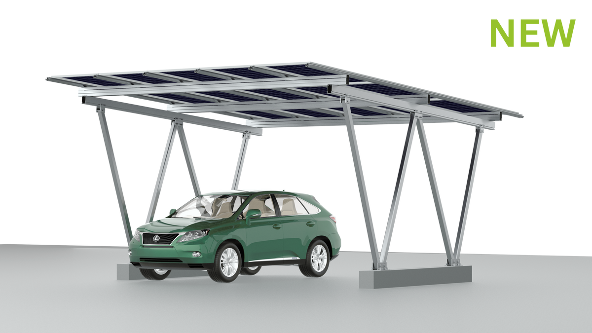 Clenergy Carport for 18 Jinko Panels 575W