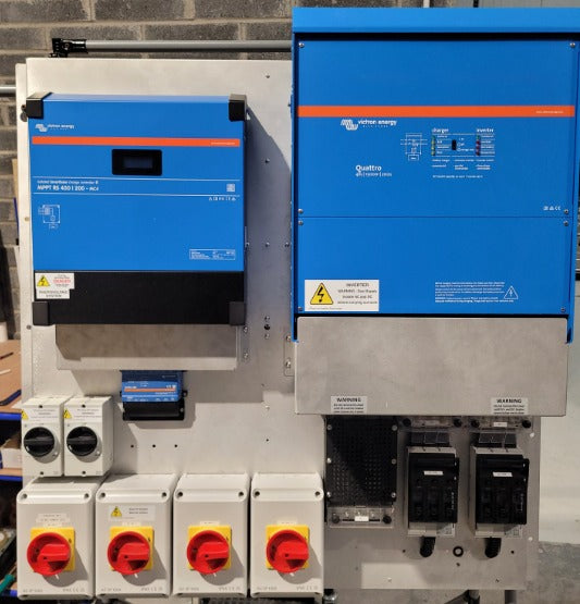 Victron Quattro 15kVA HomeGuard Pre-Wired System – 450/100 MPPT