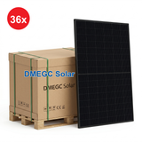 DMEGC Solar 460W Infinity RT 96 Cut Dual Glass N-type Mono Solar Module - Full Black - PALLET OF 36 - 36x pallet image