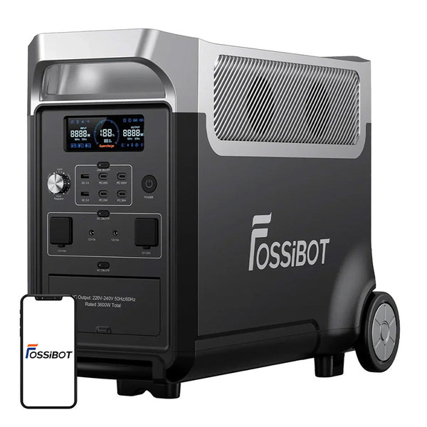 FOSSIBOT F3600 Pro 3600W Charging Station (Black)
