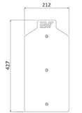 EV Tower Blank Aluminium Plate (with EVT insignia) image 2