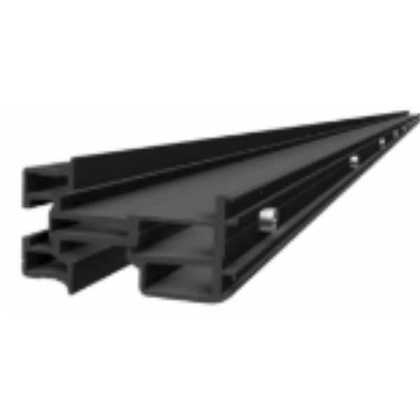 SL Rack Facade System LOWER Rail 1790mm black 36121-1790