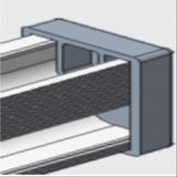 Fastensol Rail End Cap Black image 2