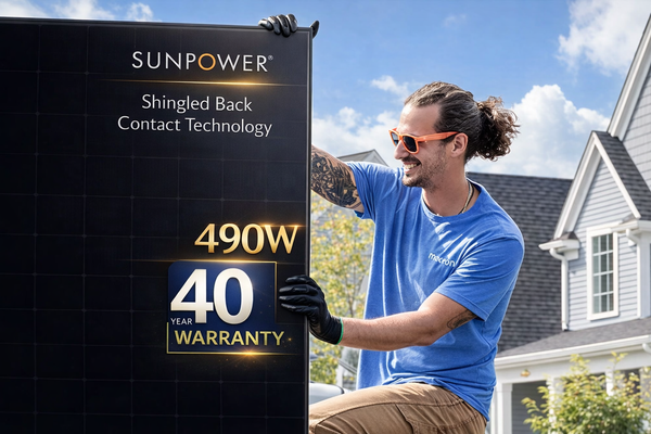 490W M-Class BackContact IBC – Premium Black Bifacial