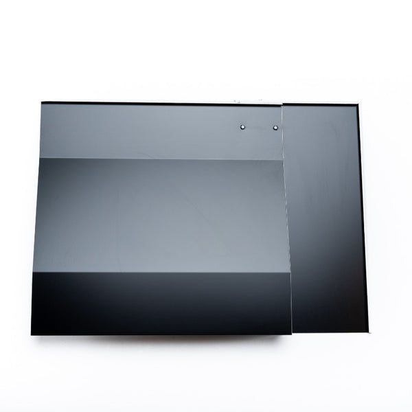 GSE ART106408 IN-ROOF PORTRAIT TOP RIGHT CORNER FLASHING 30MM BLCK (New)