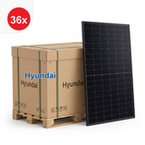Hyundai 435W G12 PERC Shingled Solar PV Module Full Black - PALLET OF 36 - 36x pallet image