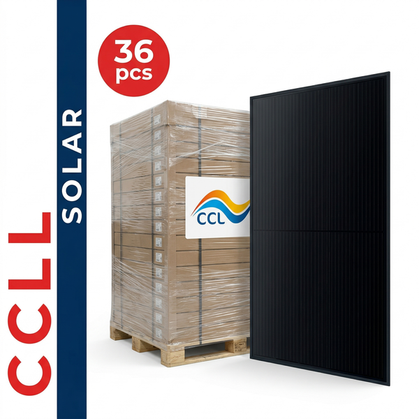 Hyundai 435W G12 PERC Shingled Solar PV Module Full Black - PALLET OF 36