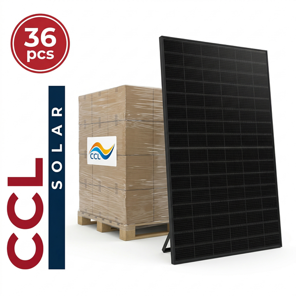 Hyundai 455W Solar Module HeteroMax Premiun N-Type HJT Zero Busbar - Full Black - PALLET OF 36
