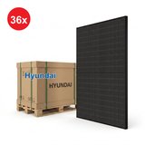 Hyundai 460W Solar Module HeteroMax Premium N-Type HJT Zero Busbar - Full Black - PALLET OF 36 - 36x pallet image