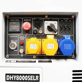 Hyundai DHY8000SELR 6kW Single-Phase Diesel Generator - image 3