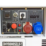 Hyundai DHY8000SELR-T 230V/400V Diesel Generator - image 3
