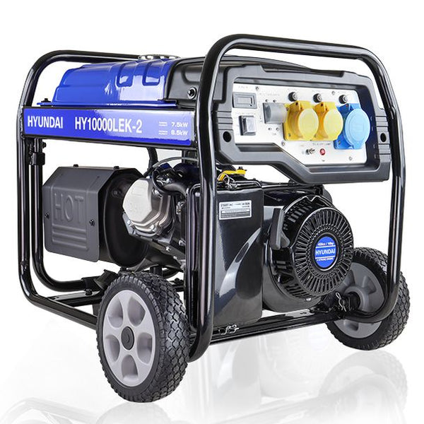 Hyundai HY10000LEK-2 8kW Petrol Site Generator