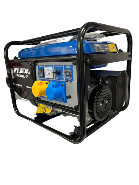 Hyundai HY3000L 3.5kVA Petrol Generator, 115V/230V