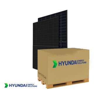 Hyundai 435W G12 PERC Shingled Solar PV Module Full Black- PALLET OF 36