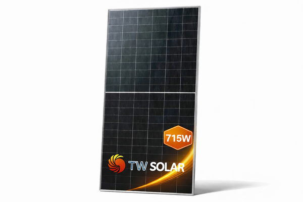 TW 715W N-Type Bifacial Silver Frame
