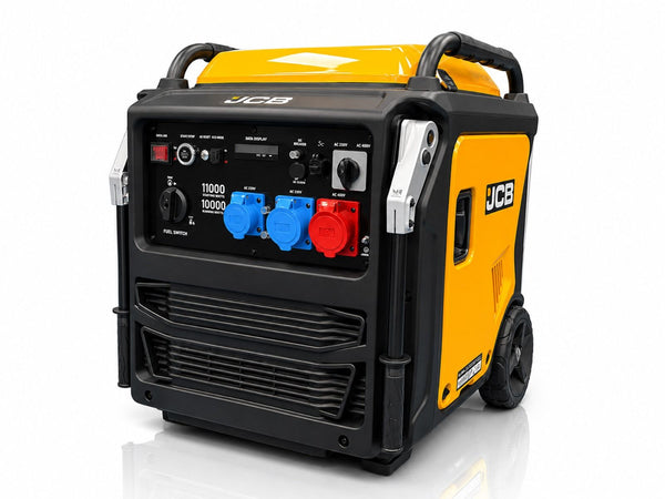 JCB IG12000DVE-3 11kW Three-Phase Petrol Generator