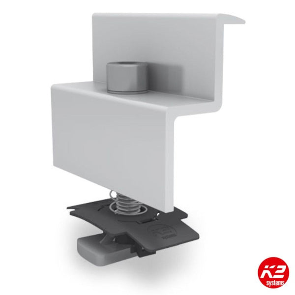 K2 1005169 End Clamp Silver 34-36mm