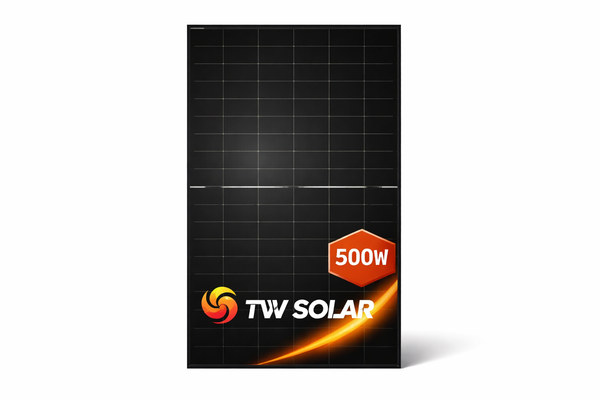 TW 500W N-Type Bifacial Black Frame