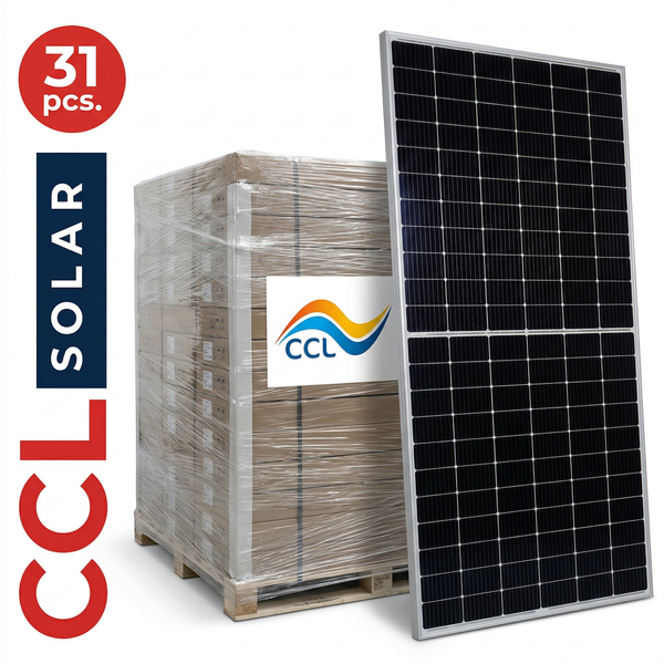 LONGi Solar 535W Hi-Mo6 HPBC Mono Solar Module - Black Frame/White Backsheet - PALLET OF 31