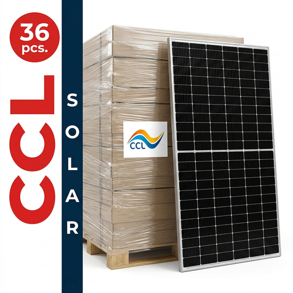 LONGi Solar 485W Hi-MoX10 HPBC + N-type Mono Solar Module - Black Frame/White Backsheet - PALLET OF 36