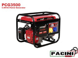 Pacini PCG3500 3kW Petrol Generator, 110V/240V - image 5