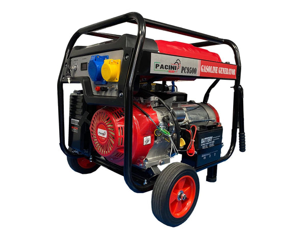 Pacini PCG9500 9.5kVA Petrol Generator, Electric Start