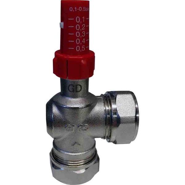 Altecnic Eres 22mm Angled Bypass Valve