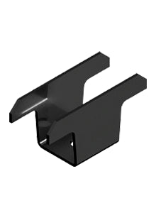 Mid Clamp Double V2023 EPDM - H16 BLACK W/ EPDM FOAM ATTACHED