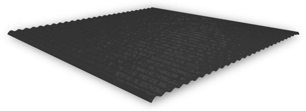 SingleHook FlatTile sheet metal flashing Anthracite