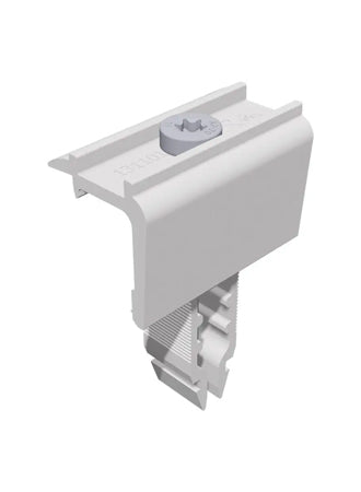 End Clamp H Classic Wide 30-40mm Silver