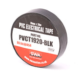 SWA PVC TAPE 19MM X 33M BLACK image 2
