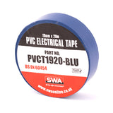 SWA PVC TAPE 19MM X 33M BLUE image 2
