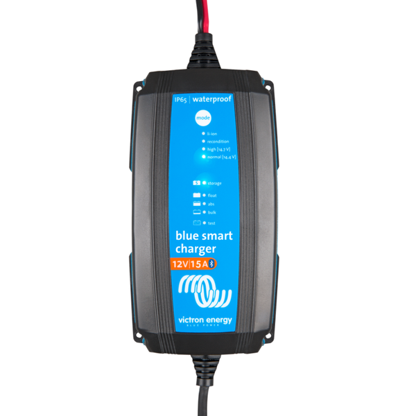 Victron Blue Smart IP65 Battery Charger 12V/25A/230V 1 Output with DC Connector & CEE 7/16 Socket