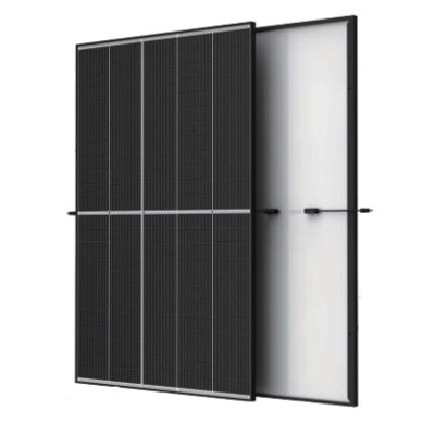 Trina Solar 440W Vertex-S+ Dual Glass Mono Solar Module - Black Frame/White Backsheet